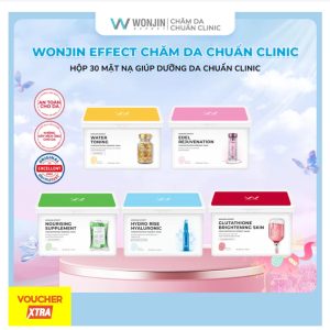 Hộp 30 Mặt Nạ Giúp Dưỡng Da Chuẩn Clinic Mỗi Ngày WonJin Effect Mask 350g