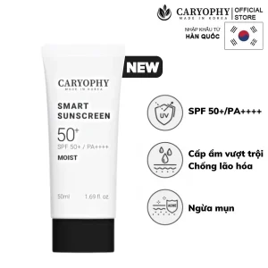 Kem chống nắng Caryophy SPF50+ nâng tone cho da dầu mụn